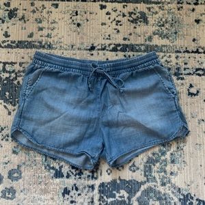 Gap Chambray Shorts w/ Elastic Waist!